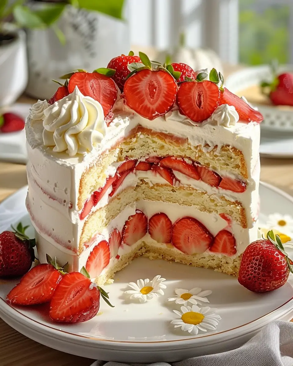 Irresistible Homemade Strawberry Shortcake