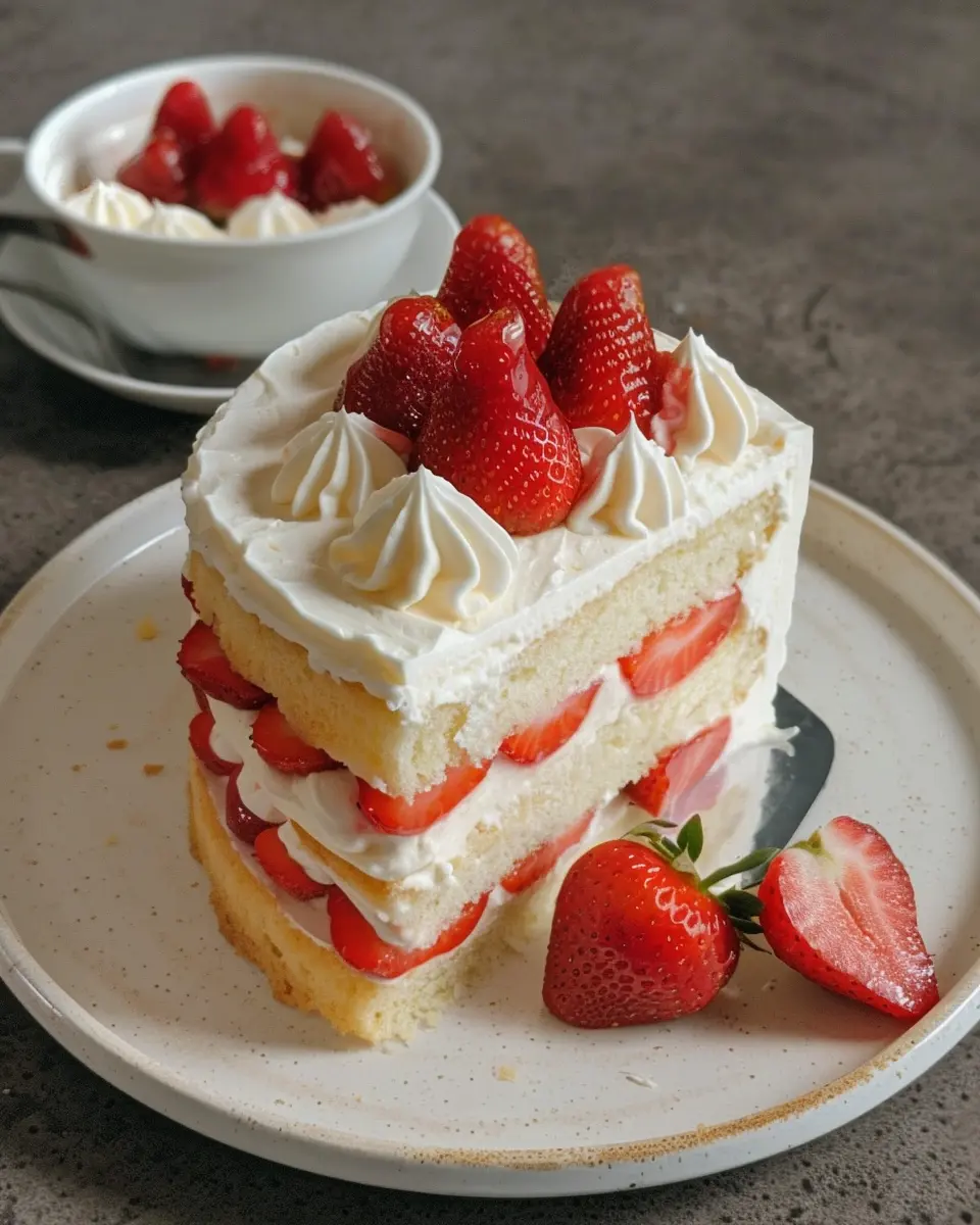 Japanese Strawberry Cake