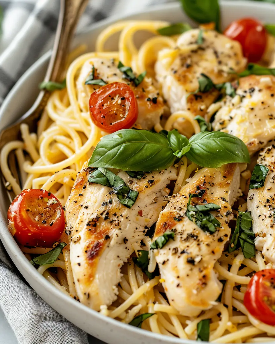 Lemon Basil Chicken Pasta: Easy, Fresh, and Flavorful Delight
