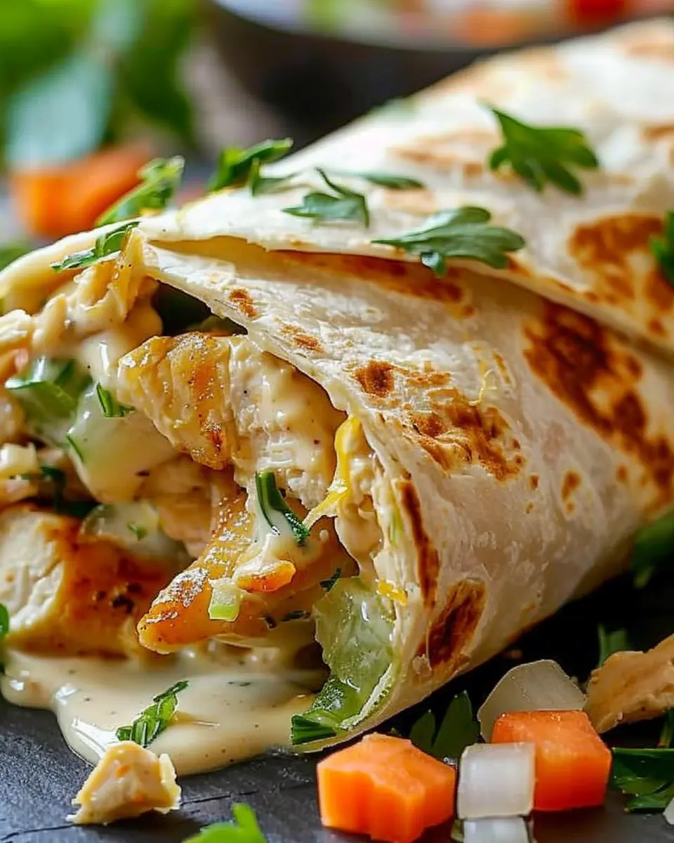 Quick Cheesy Chicken Wrap: Easy Recipe for Busy Weeknights