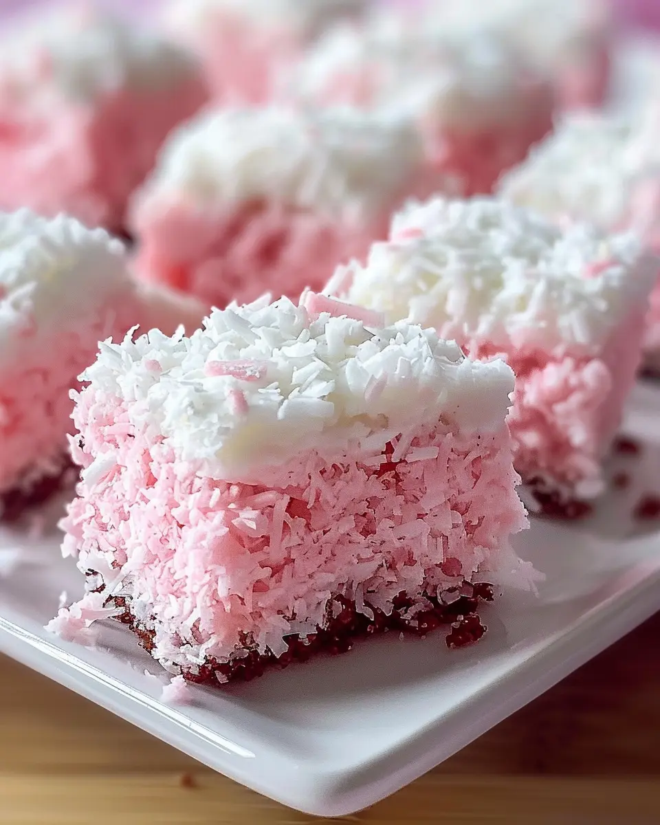Pink Coconut Snowball Cake Bars: An Indulgent Treat for All