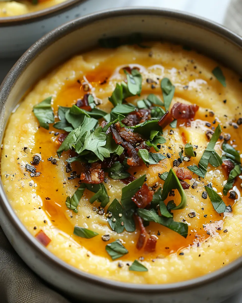 Crockpot Savory Breakfast Polenta: A Delicious Twist with Turkey Bacon