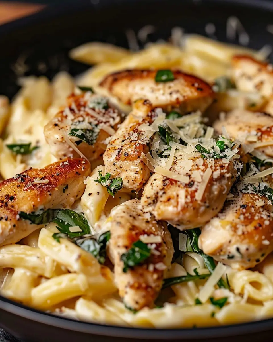 Healthy Garlic Parmesan Chicken Pasta Recipe for a Nourishing Dinner