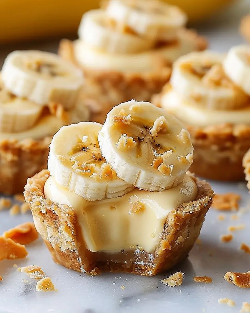No-Bake Mini Banana Cream Pies: Easy Indulgence for All Ages