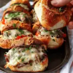 Baked Philly Cheesesteak Sliders