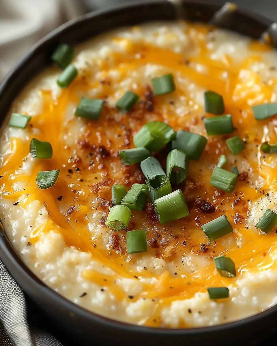 Crockpot Cheesy Grits with Turkey Bacon: A Cozy Comfort Dish