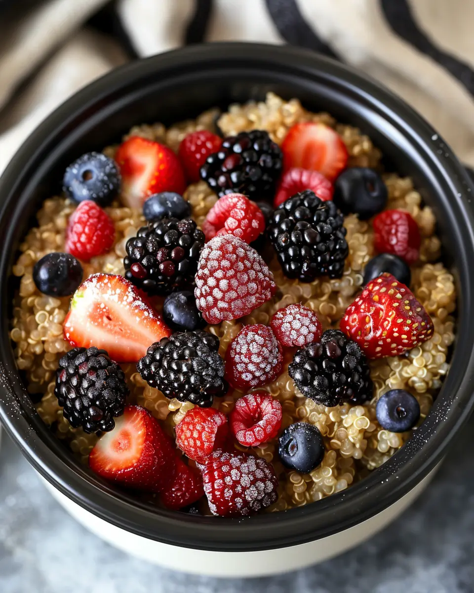 Crockpot Berry Breakfast Quinoa: Easy, Nutritious Delight for All