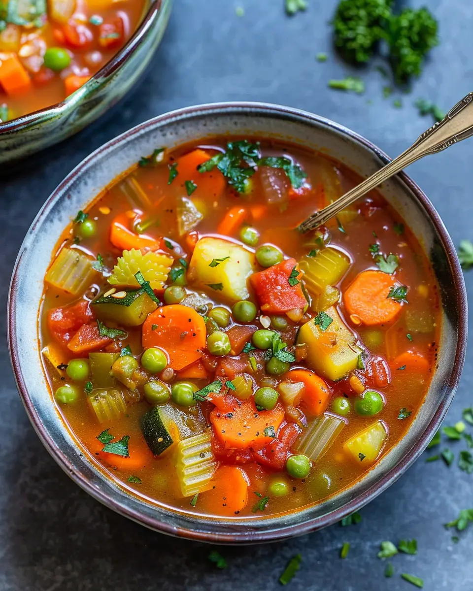 Easy Vegetable Soup Recipe: Hearty Comfort in Every Spoonful