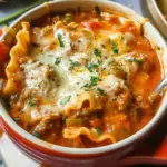 Easy Creamy Lasagna Soup