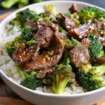 Chinese beef and broccoli