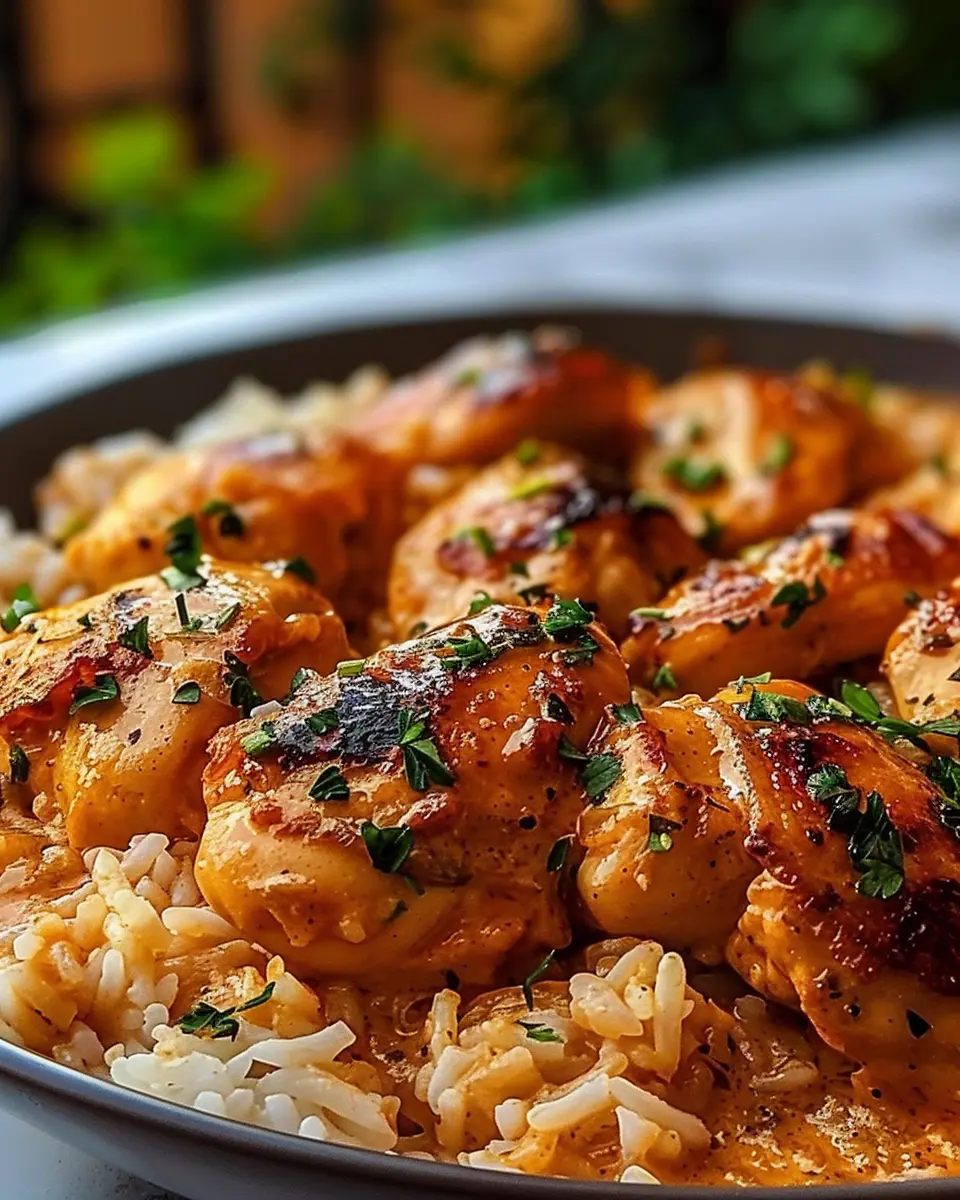 Smothered Chicken and Rice: A Juicy Comfort Food Delight