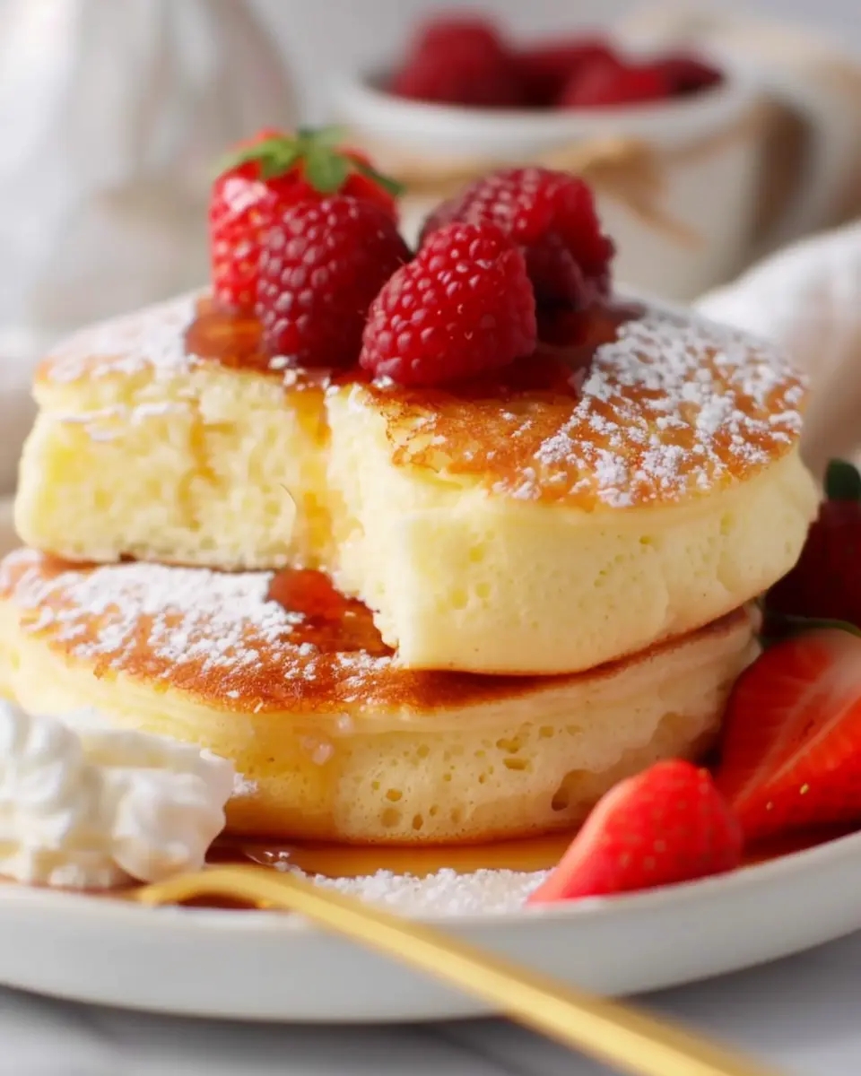 Fluffy Japanese Soufflé Pancakes: Easy, Light, and Irresistible