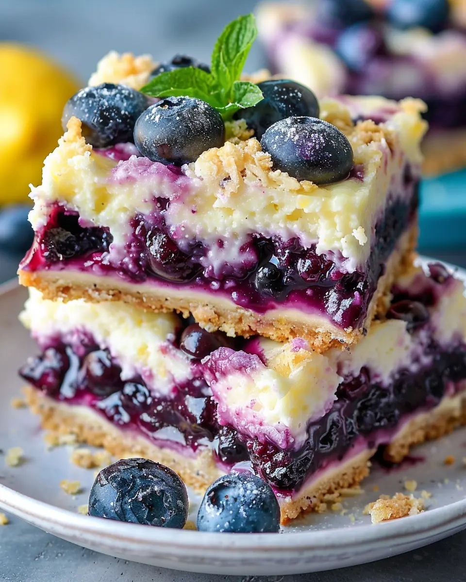 Keto Blueberry Lemon Cheesecake Bars: Easy, Indulgent Treats for All