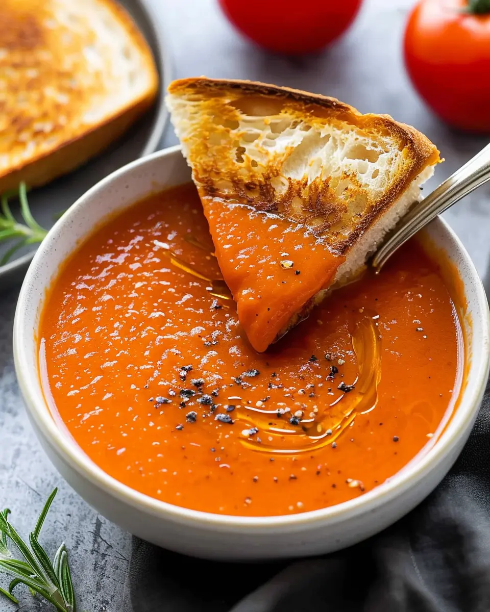 Homemade Tomato Soup: The Best Comforting Recipe with Turkey Bacon