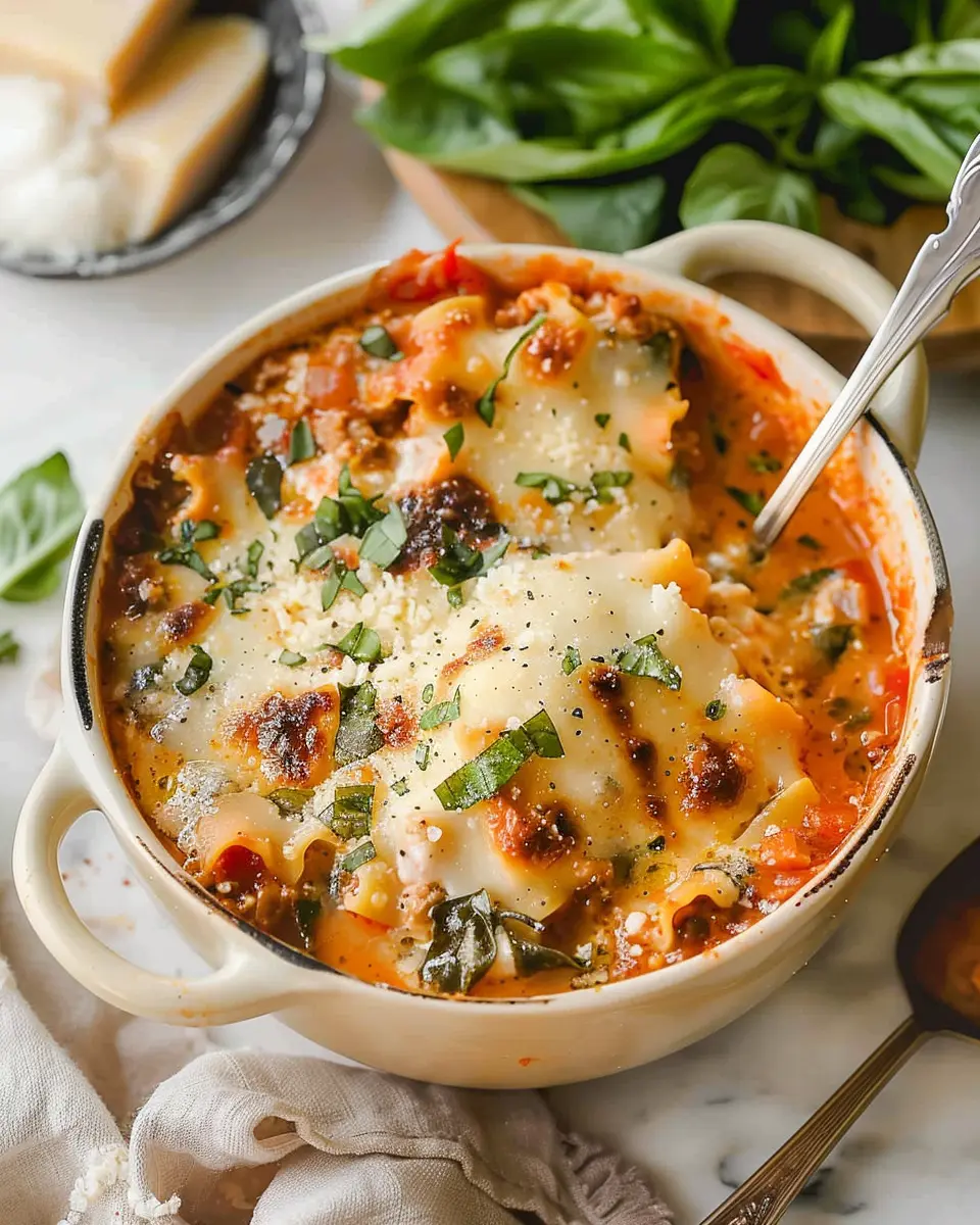 easy creamy lasagna soup: a comforting twist on a classic favorite