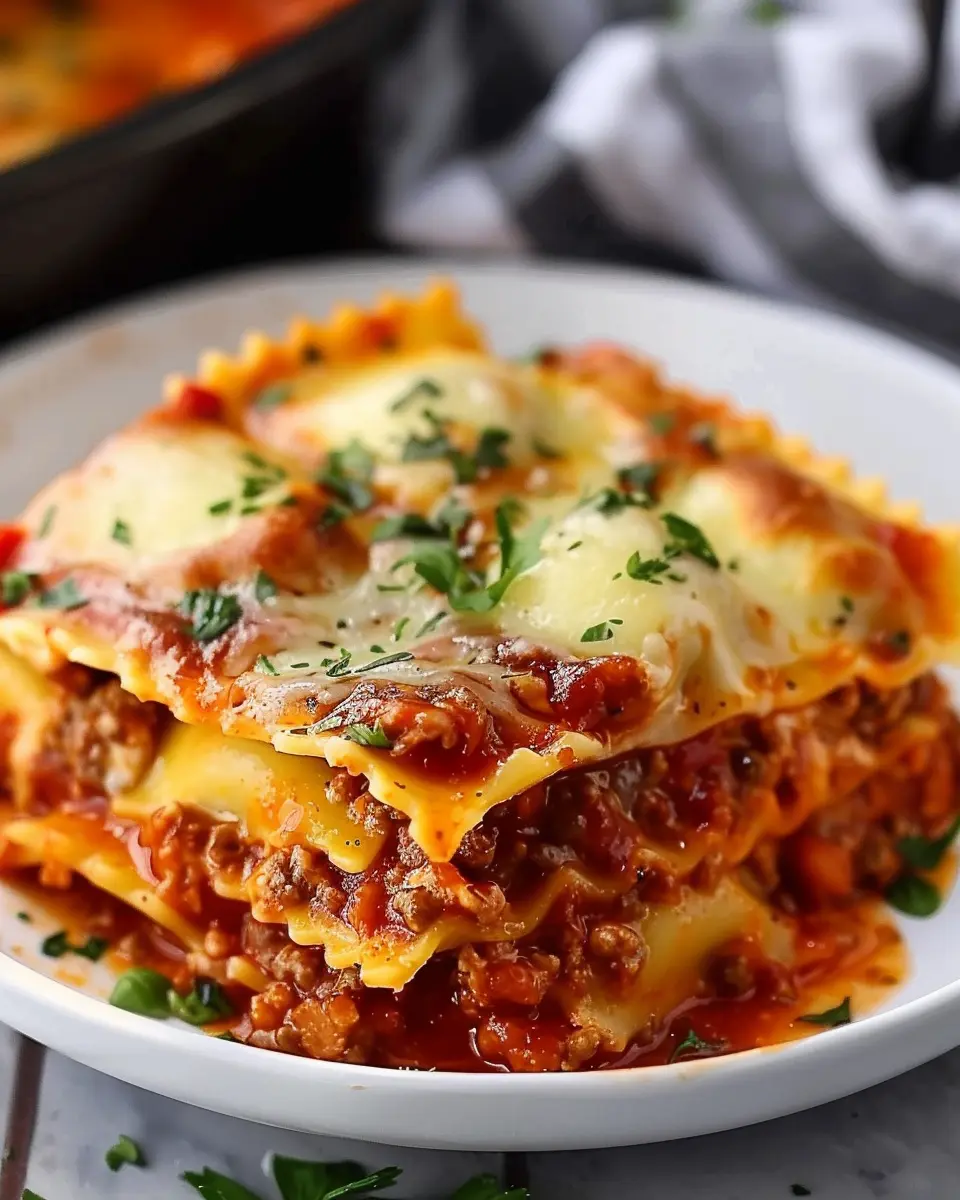 Slow Cooker Ravioli Lasagna Recipe: Easy Comfort Food Delight