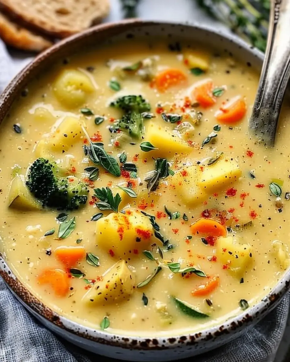 One-Pot Creamy Vegetable Soup: Easy, Comforting, and Delicious