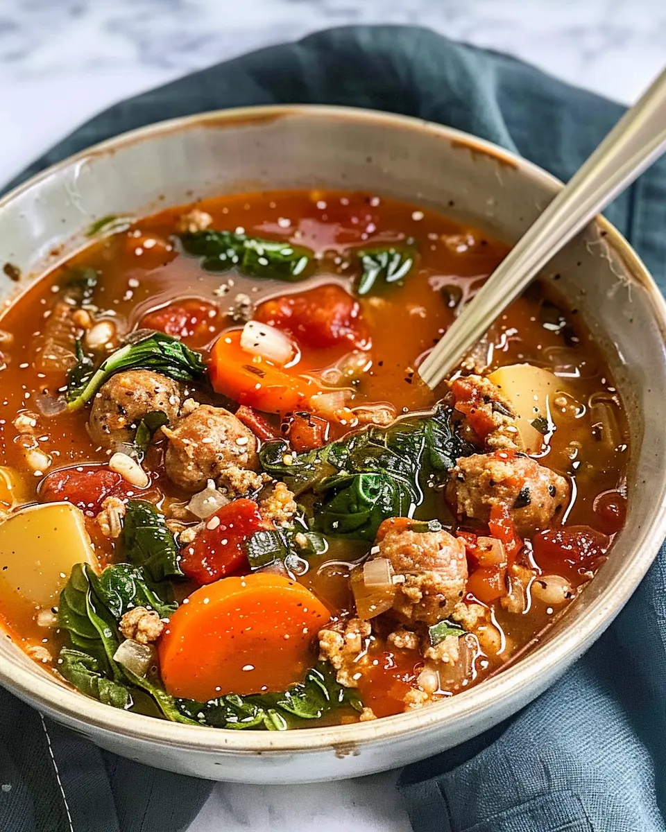 Italian Sausage Soup: Easy Comfort in Every Bowl