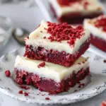 Red Velvet Cookie Bars