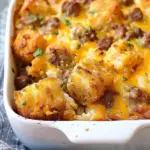 Tater Tot Sausage Breakfast Casserole