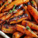 Honey Balsamic Roasted Carrots
