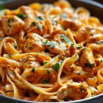 Easy Cowboy Butter Chicken Linguine Recipe