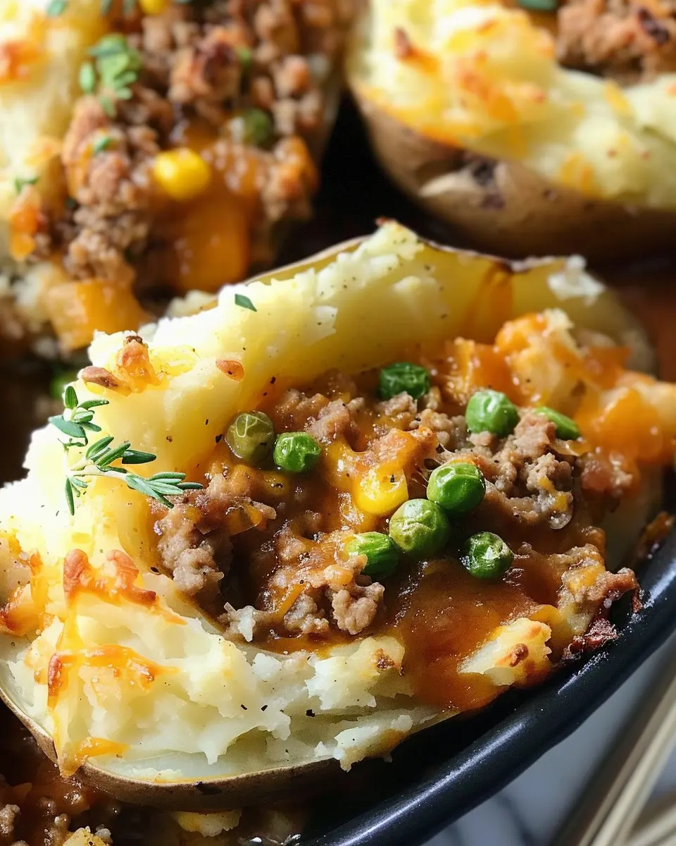 Shepherd’s Pie Baked Potatoes: An Easy, Indulgent Family Favorite