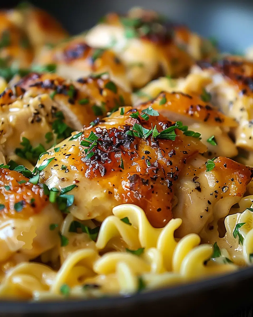 One-Pan Chicken with Buttered Noodles: Easy Comfort Food Delight
