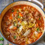 Ground Beef Cabbage Soup