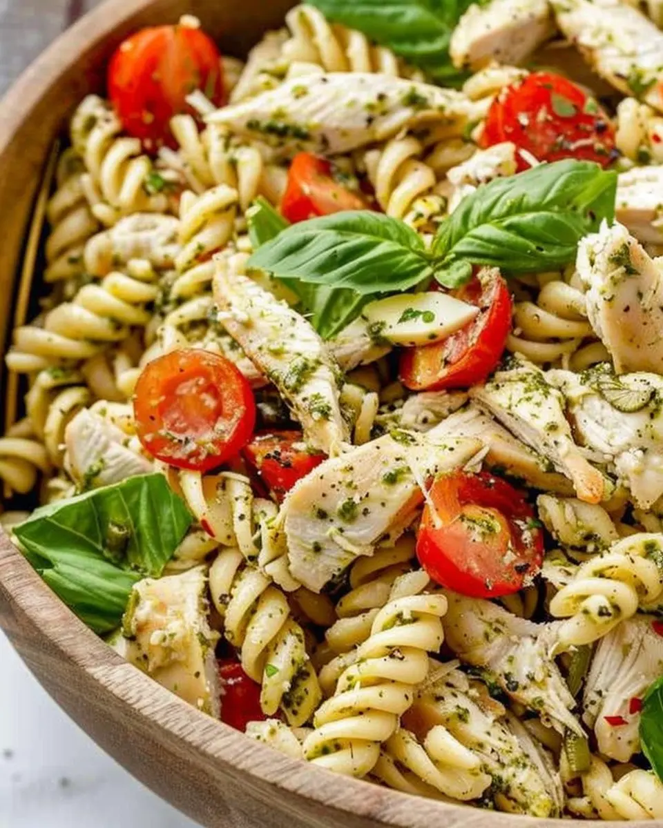 Easy Chicken Pesto Pasta Salad: A Fresh Twist with Turkey Bacon