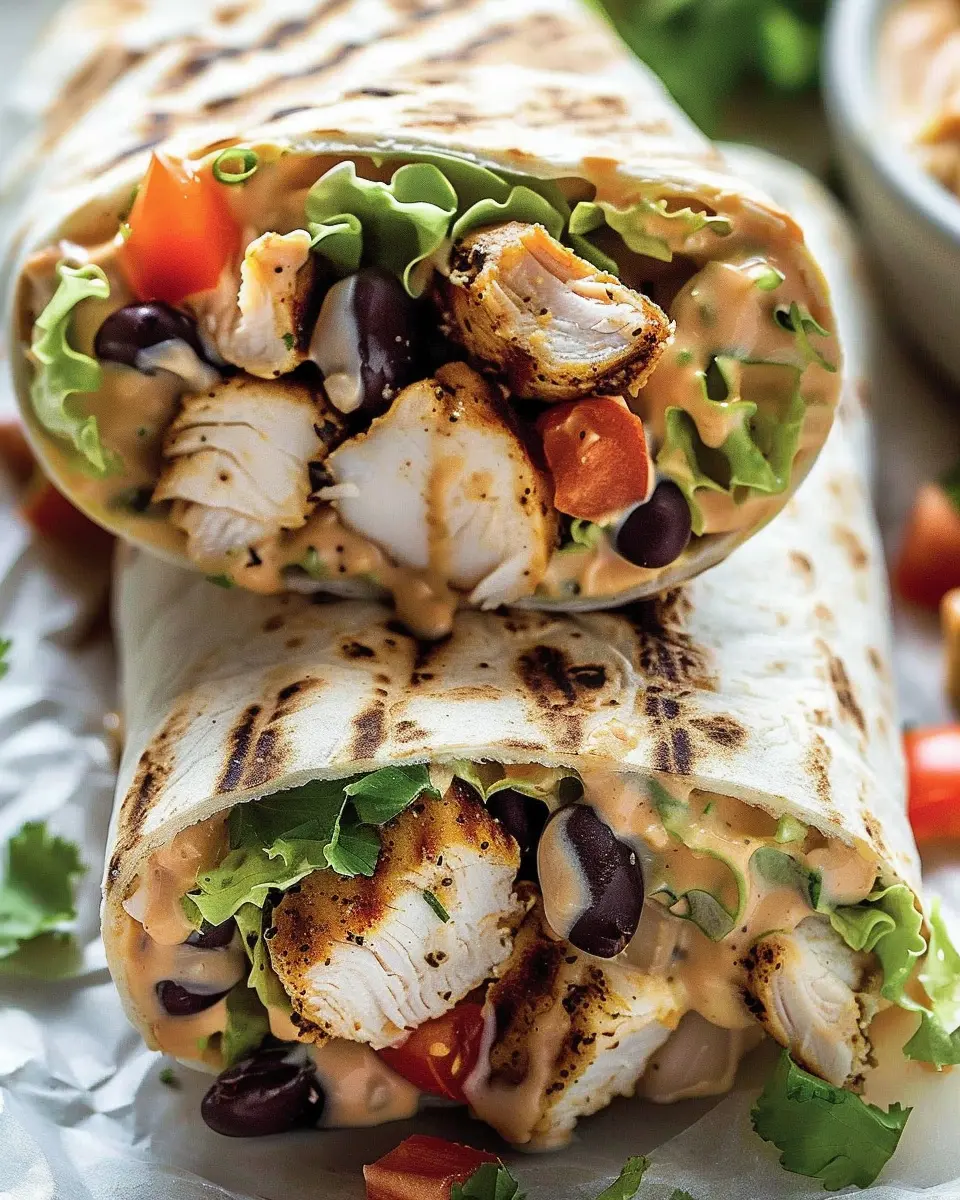 Chipotle Ranch Grilled Chicken Burrito: A Juicy, Flavorful Twist