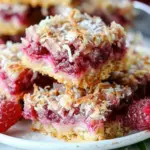 Raspberry Coconut Bars
