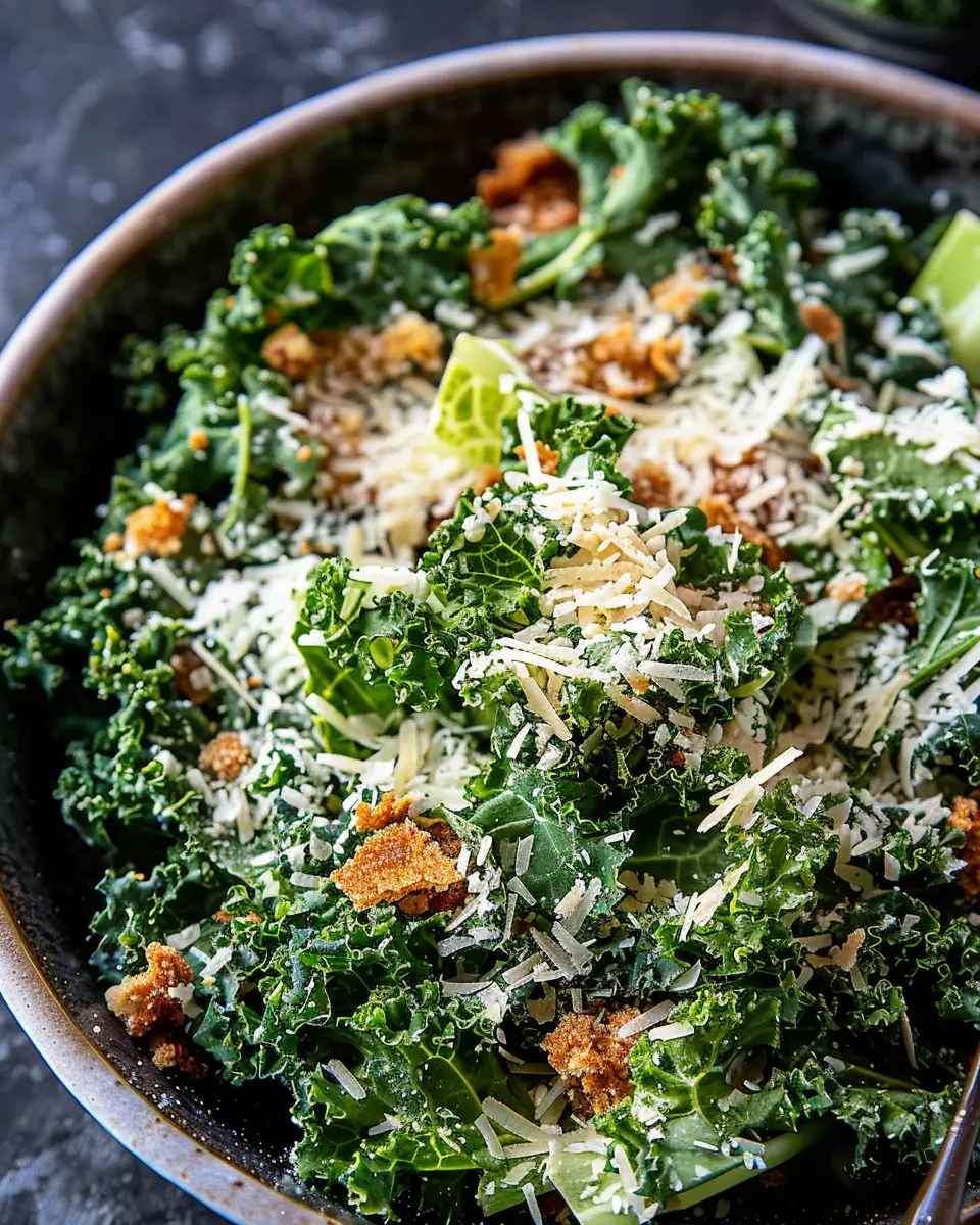 Parmesan Tahini Kale Salad: A Deliciously Nutritious Twist