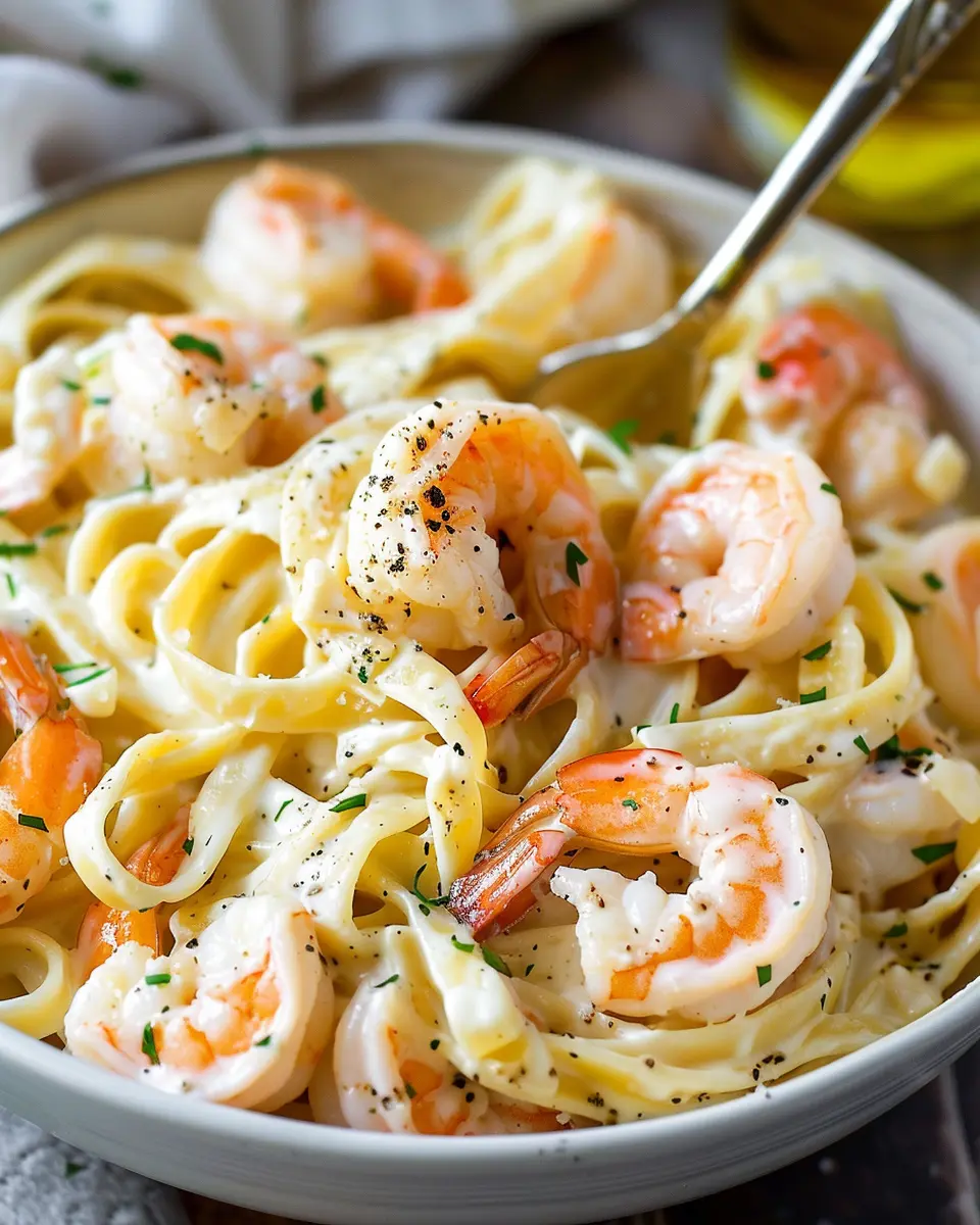 Shrimp Fettuccine Alfredo: Indulgent Homemade Comfort Food