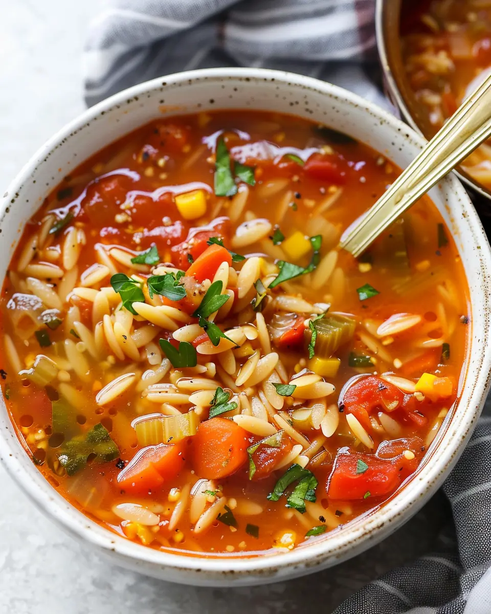 Vegetable Orzo Soup: The Best Comfort Food for Cozy Nights