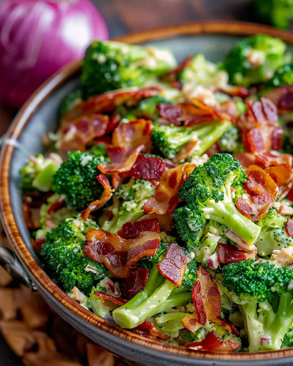Easy Broccoli Turkey Bacon Salad Recipe for a Fresh Twist