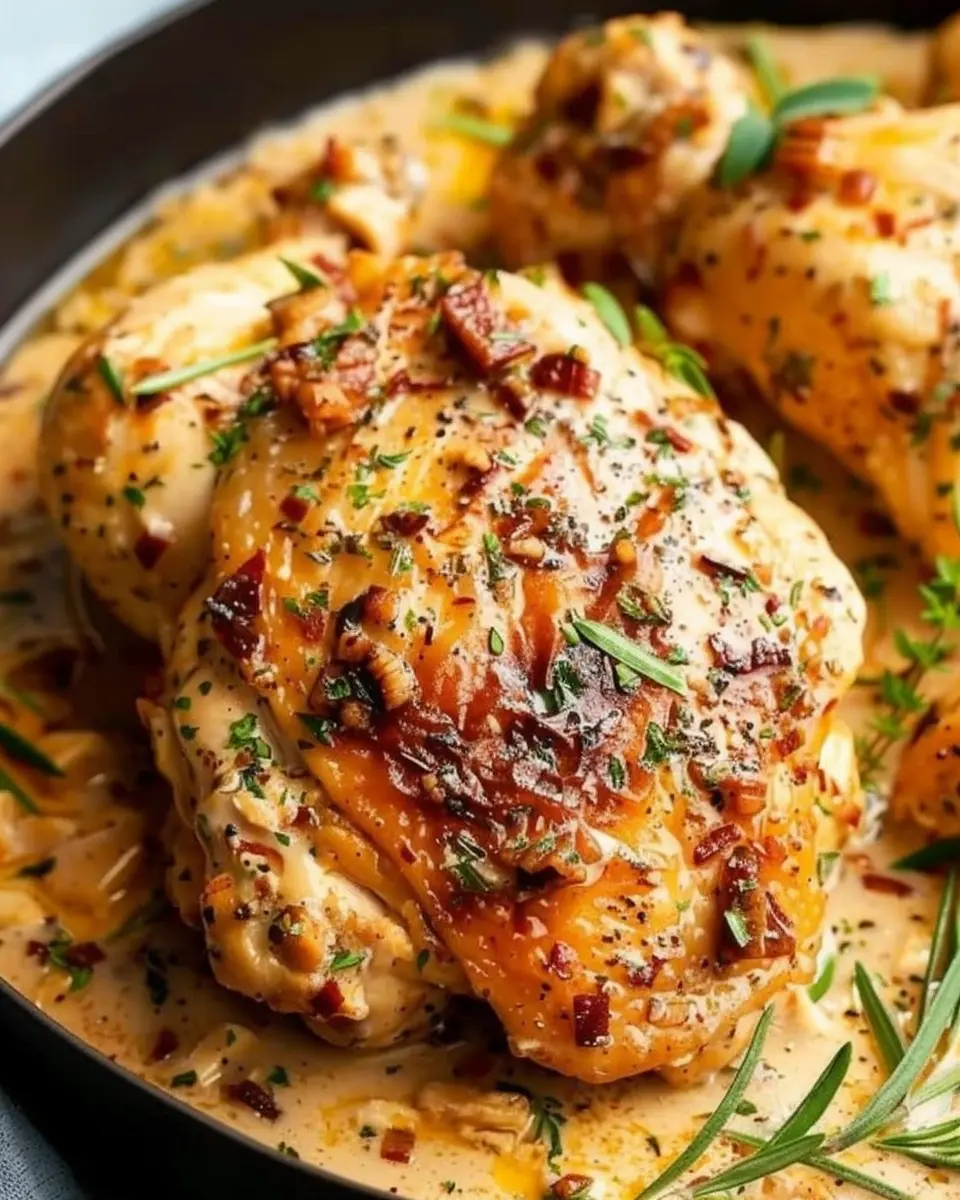 Easy Marry Me Chicken: Juicy Turkey Bacon &amp; Chicken Ham Delight