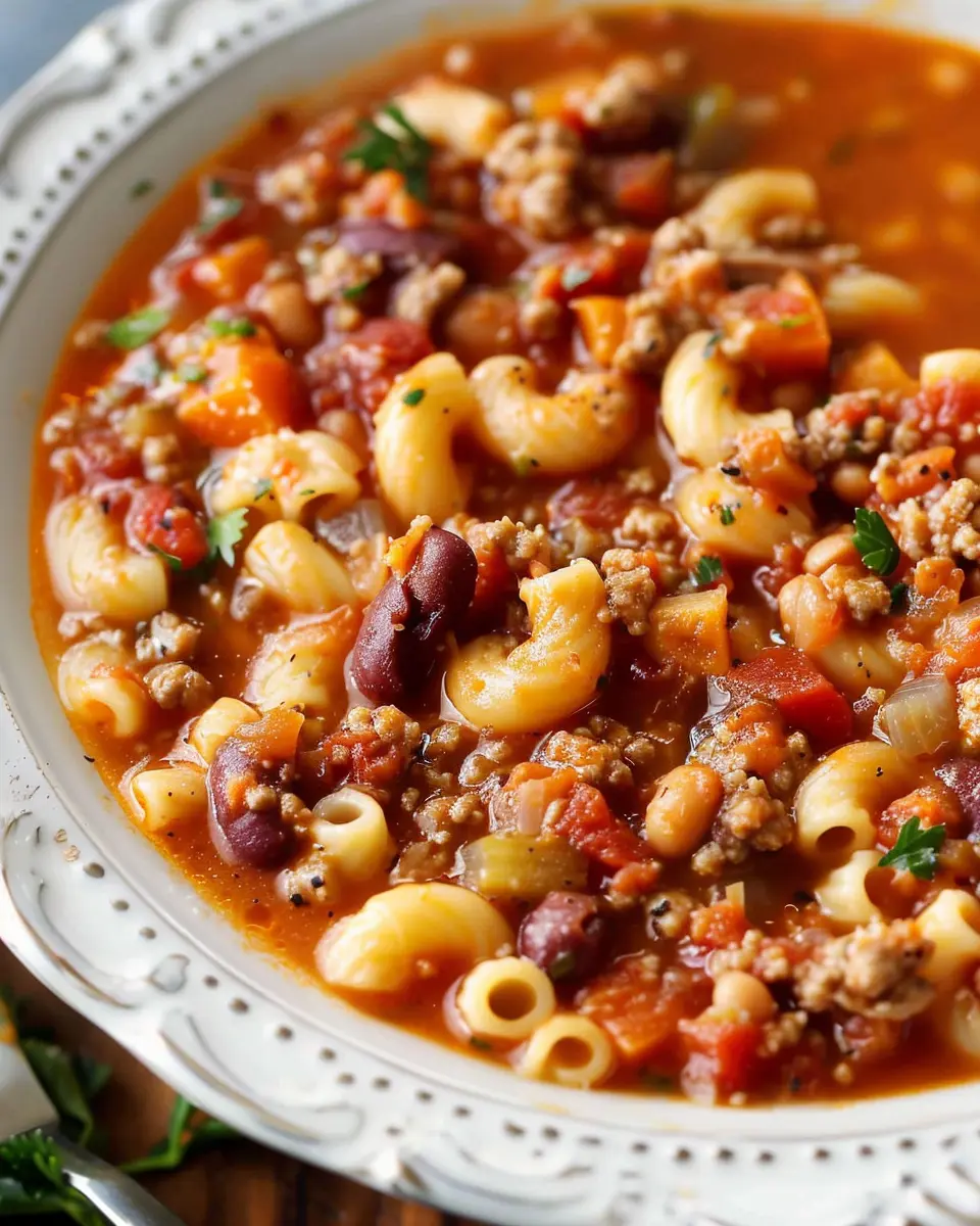Olive Garden Pasta e Fagioli: A Comforting, Healthy Twist