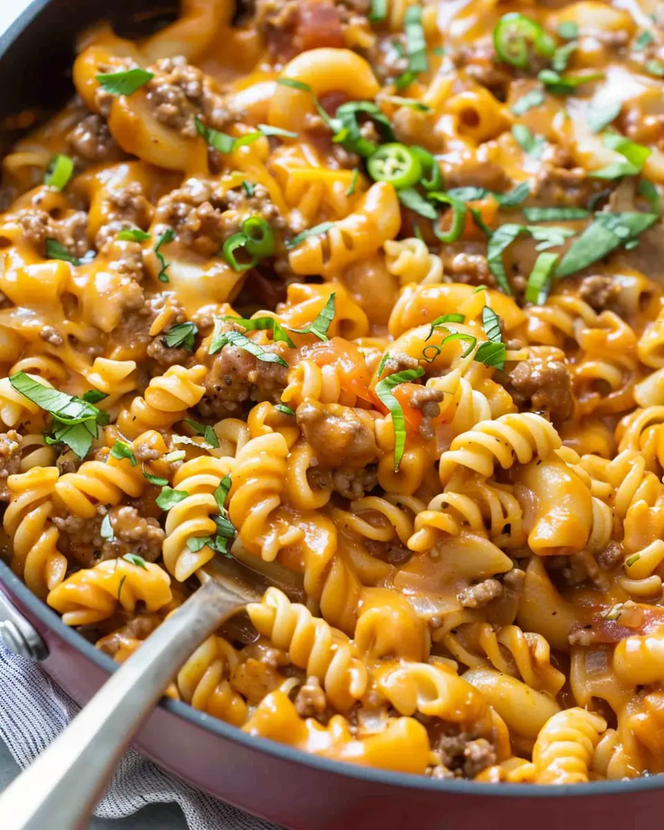One Pot Cheeseburger Pasta: Easy Comfort Food for Everyone