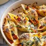 Spinach and Ricotta Stuffed Pasta Shells