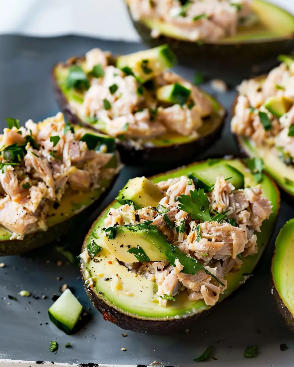 Tuna Stuffed Avocados: Easy, Healthy Delight for Any Meal