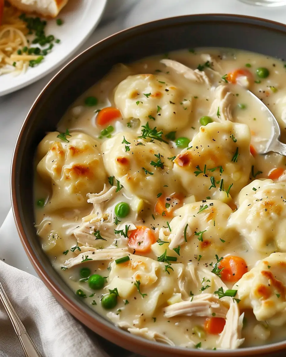 Chicken and Dumplings: Easy Comfort Food with Turkey Bacon Twist