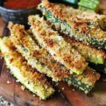 Crispy Baked Parmesan Zucchini Fries