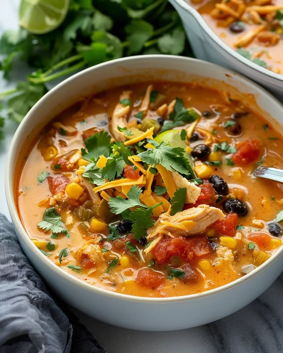 Creamy Chicken Tortilla Soup: The Best Comfort Food Recipe