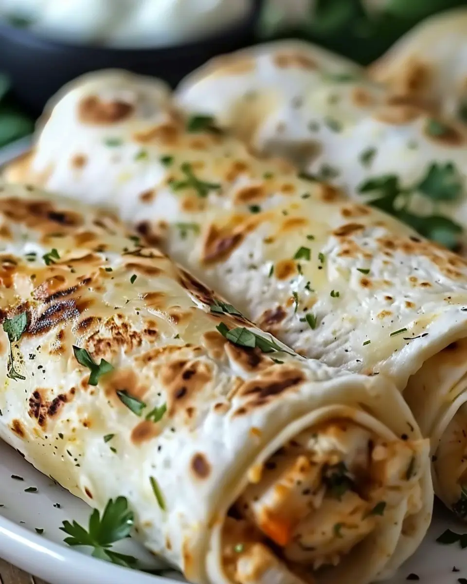 Cheesy Garlic Chicken Wraps: Easy Weeknight Delight for You