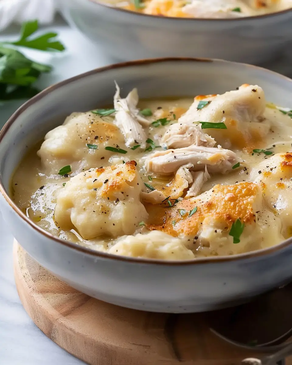 Super Easy Chicken and Dumplings