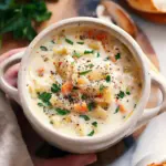 White Chicken Lasagna Soup