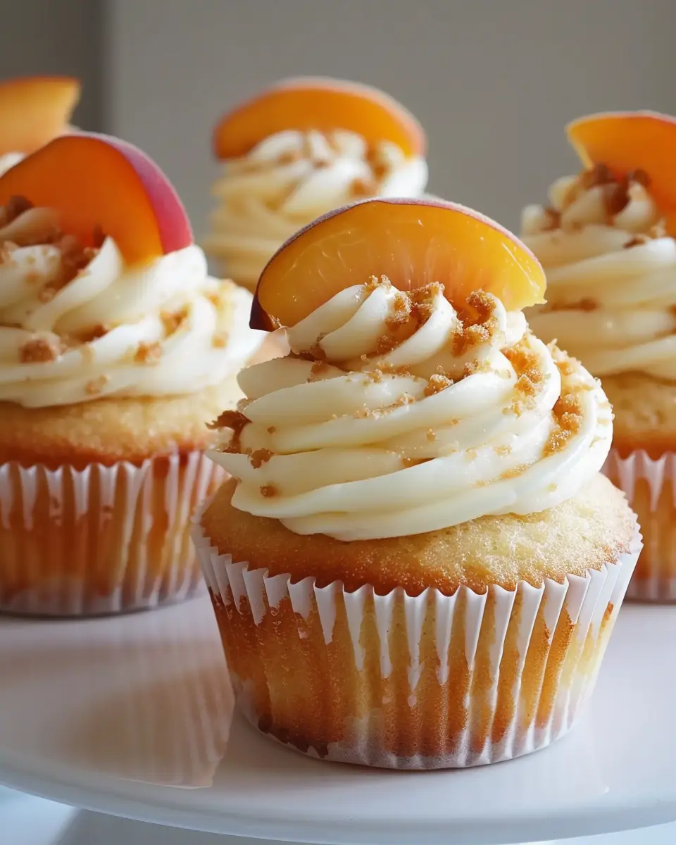 Honey Peach Cream Cheese Cupcakes: The Best Indulgent Delight