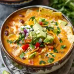 Cheesy Southwestern Chicken Tortilla Soup