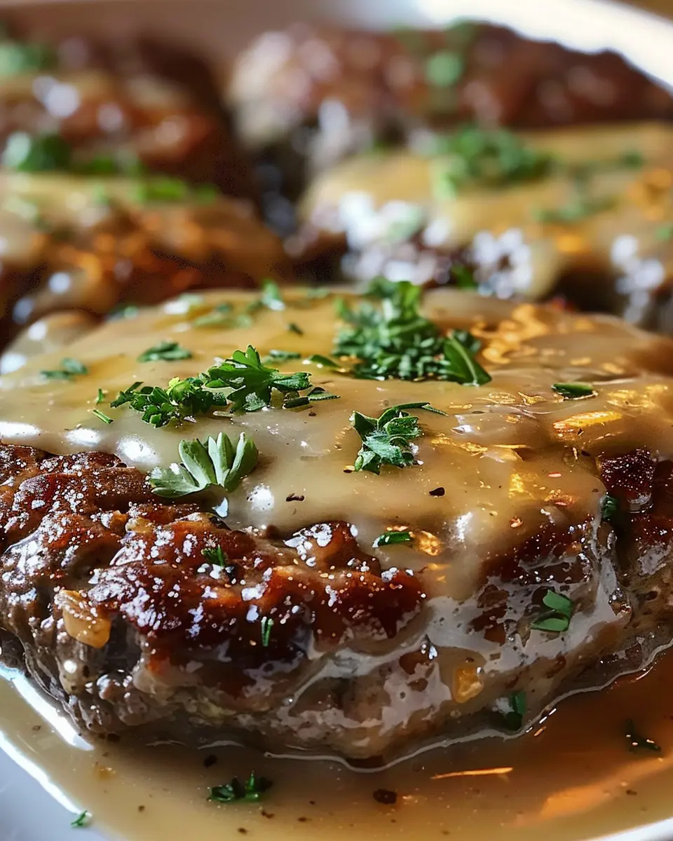 Amish Hamburger Steak Bake: Easy Comfort Food with Turkey Bacon